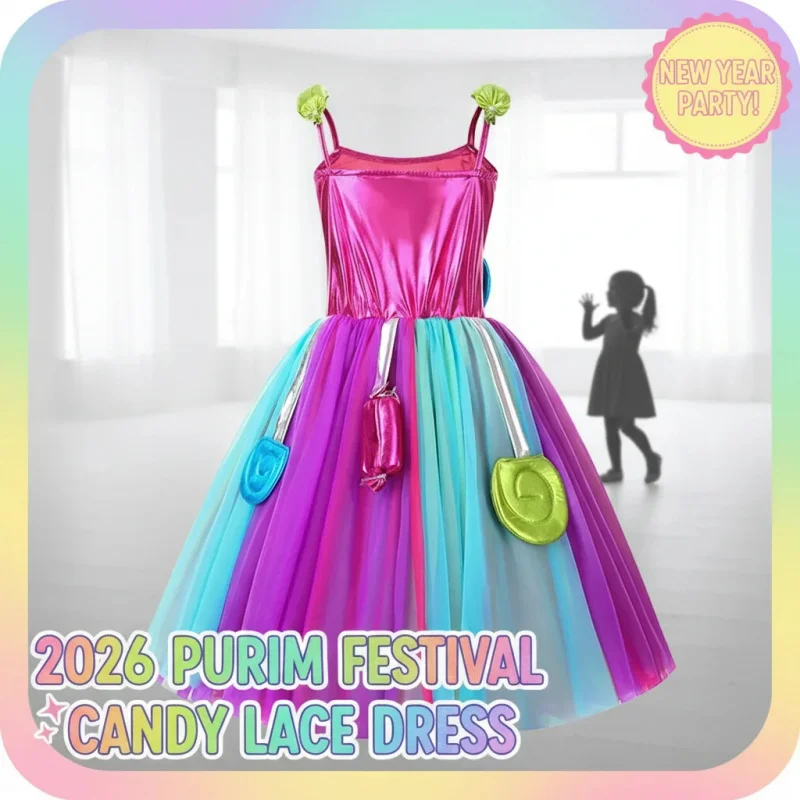 

▶❤Little Mermaid Princess Dress for Girl Birthday Carnival Cosplay Purple Sleeveless Trumpet Mermaid Dress Children Party❤◀