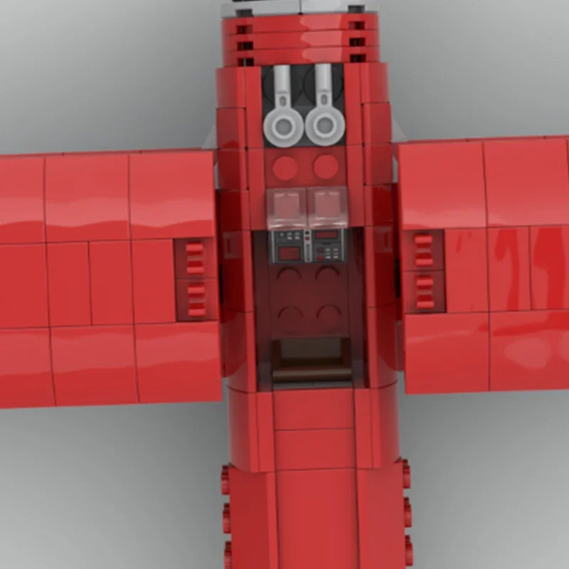 MOC-décennie s de Construction Modulaires pour Enfants, Briques Militaires, Modèle d'Aéroport, Technologie de html Biplan, Jouets à Assembler Soi-Même, Cadeaux