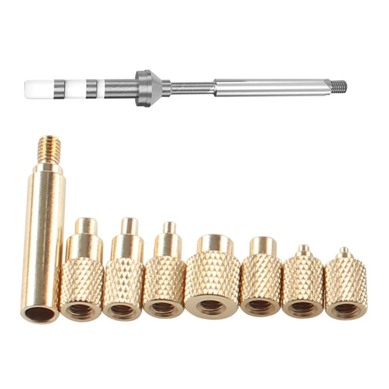 

Heat Insert Nut Soldering Iron Tip Insert Internal Thread Head M 8-M 2 Brass Hot Melt Insert Nut Insertion