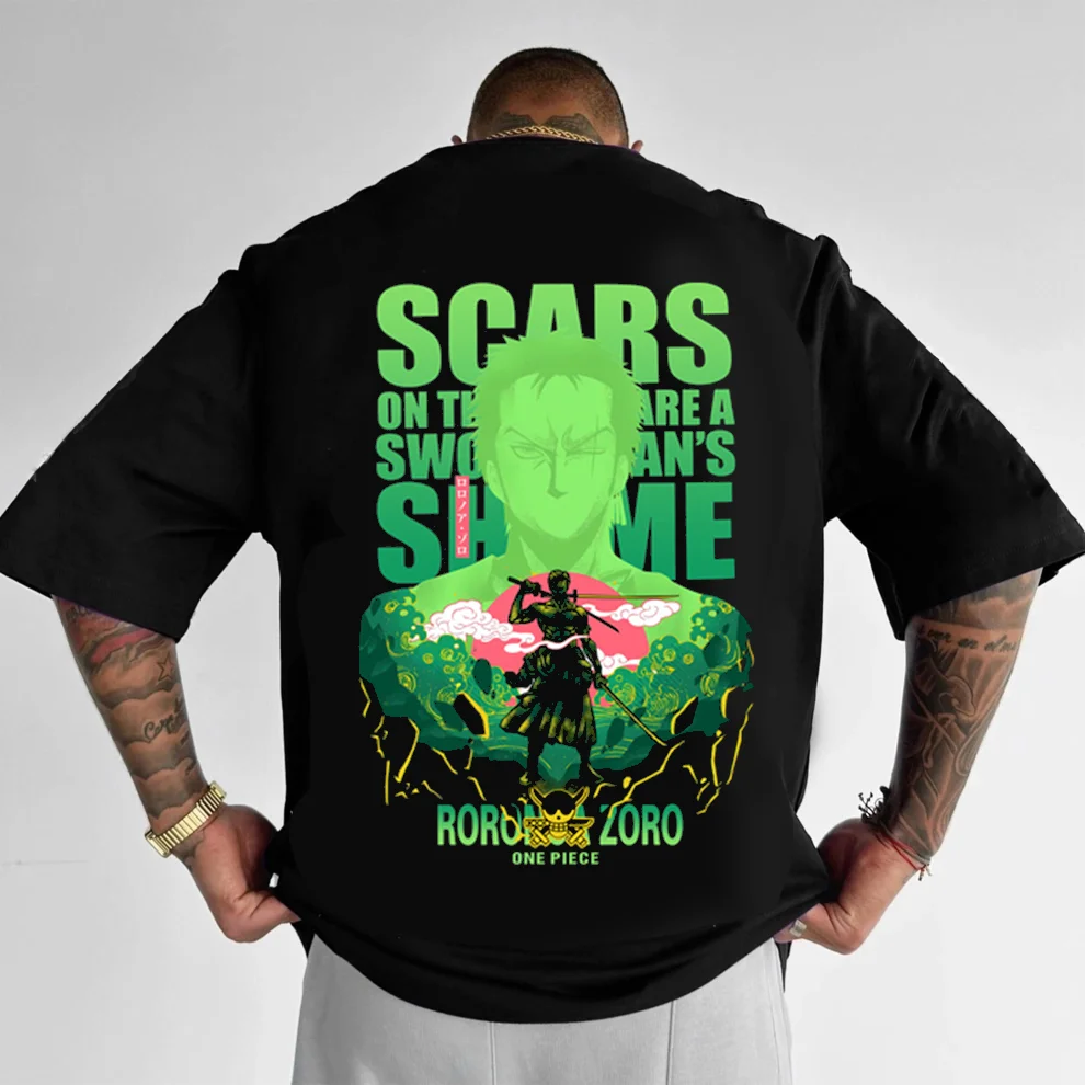 

Japanese Anime One Piece Zero Graphic T Shirts Summer Y2k Men's Clothing Oversized Harajuku Cotton Women's Short Sleeve Tee Tops