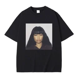 Nicki Minaj Vintage Unisex Graphic print T shirt 2024 Men Women Hip Hop streetwear Loose Tops short sleeve Pure Cotton T-shirts