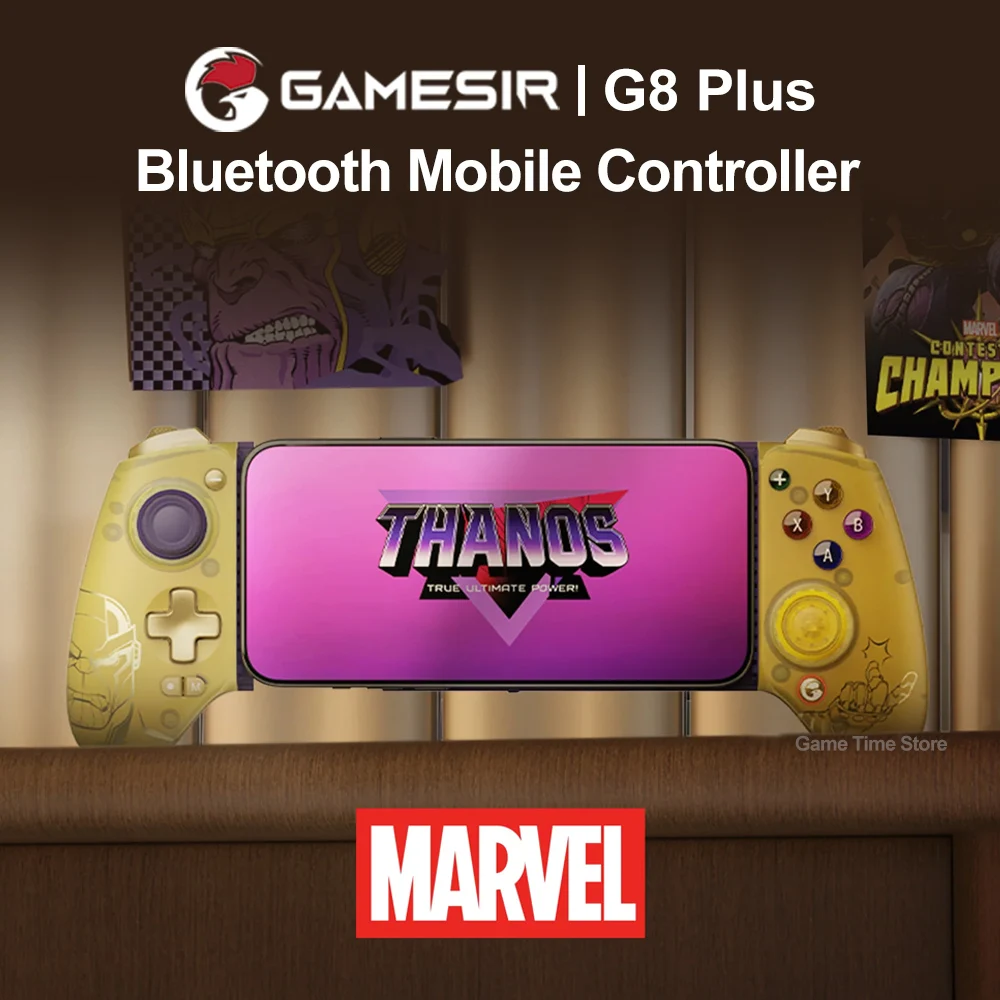 Gamesir G8 Plus + Gamepad Bluetooth Mobile Gaming Controller Nintendo Switch Limited Edition Marvel Thanos Hall Effect Joystick