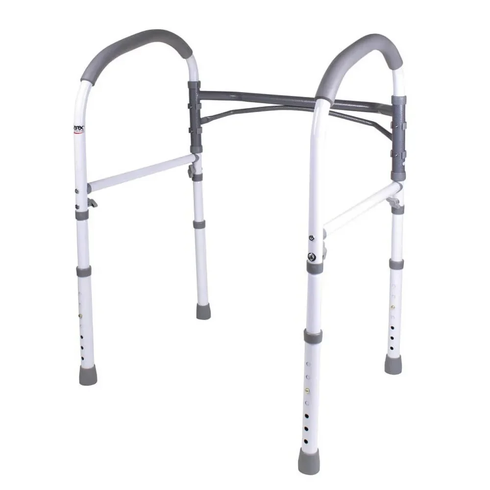 Carex Toilet Safety Rails, Toilet Handles for Elderly and Handicap, Toilet Safety Frame