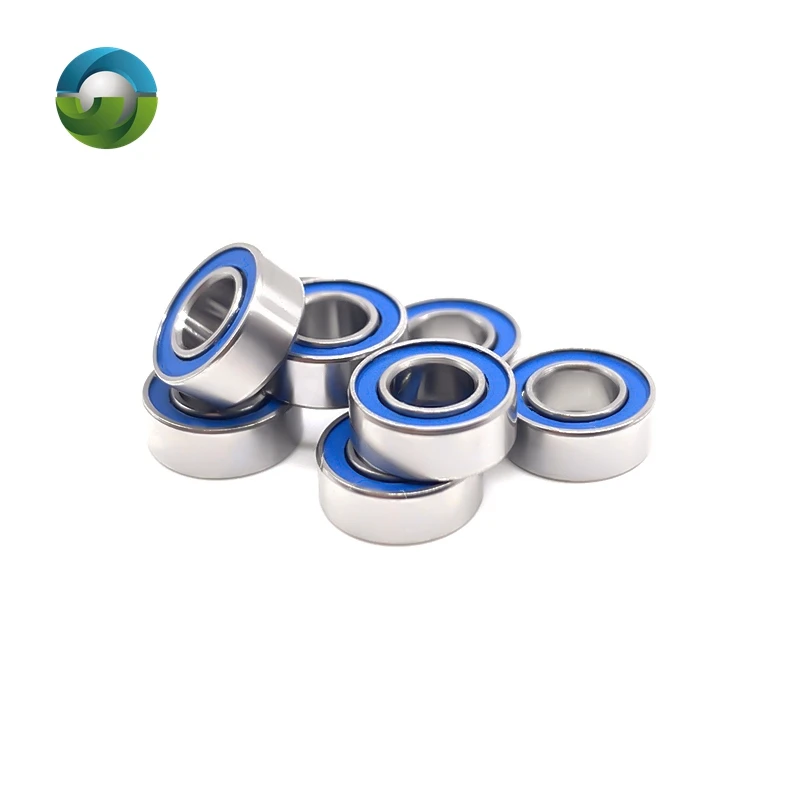 MR84RS Bearing 10PCS 4x8x3 mm ABEC-7 Hobby Electric RC Car Truck MR84 RS 2RS Ball Bearings MR84-2RS Blue Sealed - Image 6
