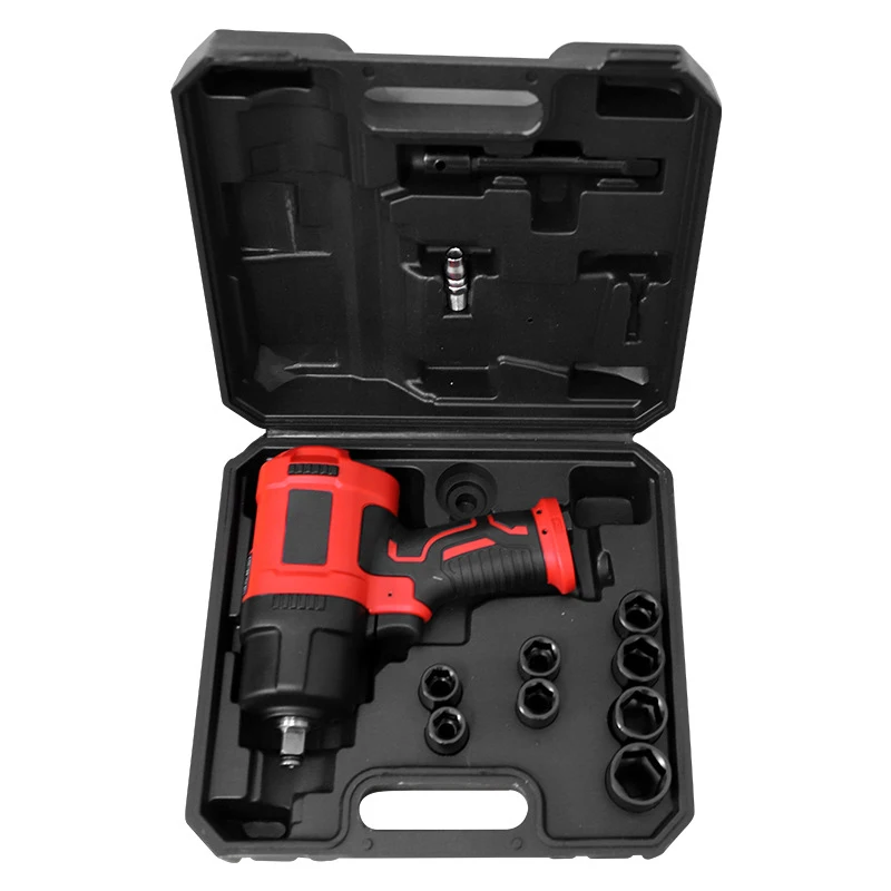 15PCS Pneumatic Wrenches Air Powered Impact Socket Set Pneumatic Tools Kit Air Socket Wrench Set Torque Wrench Tools Set