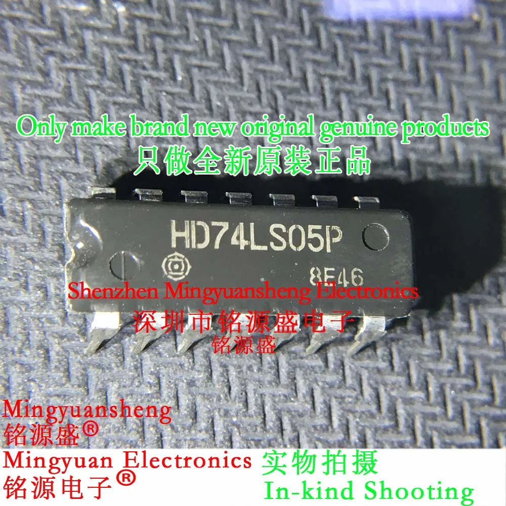 Mingyuan Sheng Brand New Original Genuine Hd74Ls05P Hd74Ls05 Package Dip14 Direct Plug-In Line Driver Ic Chip (1-100Pcs)
