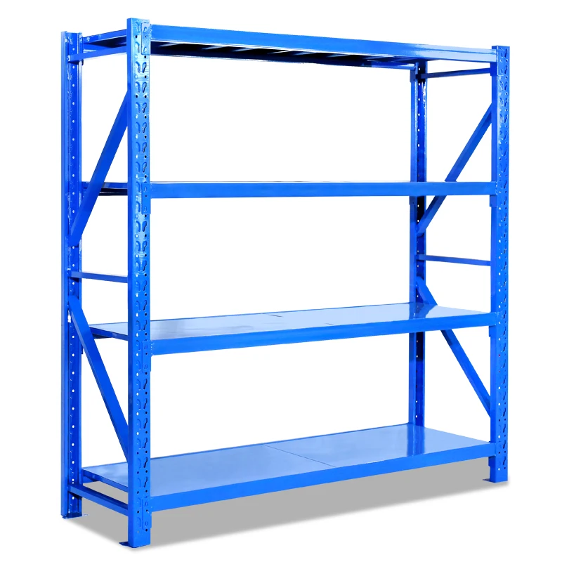 For Longspan Medium Duty Storage Stacking Organization Industrial  Multi Purpose Steel Shelving Racks for Garage Warehouse