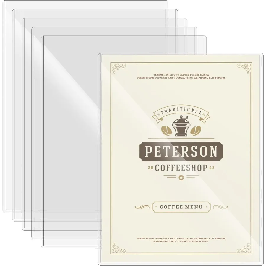 

6 шт. 8,5x11 дюймов жесткие защитные пленки для печати, прозрачные жесткие верхние загрузчики, пластиковые защитные пленки для бумаги, прозрачные пластиковые защитные пленки для страниц