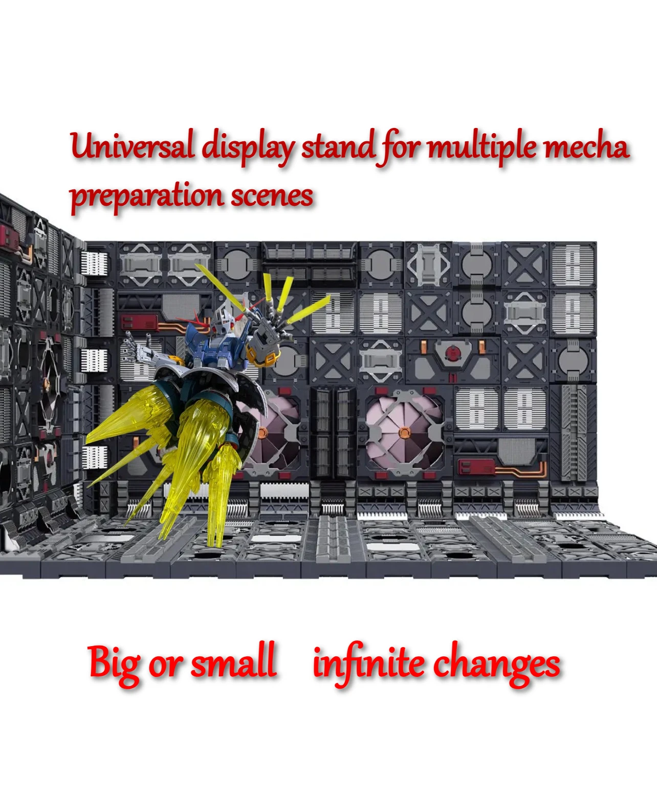 

Steli & Shenyuan Technology Model Infinitely assembled Gnaku Dome Infinite Expansion Action Figure Gundam Display Stand