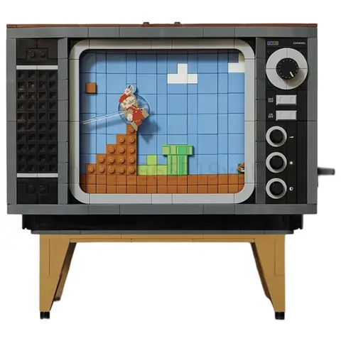 NES TV 게임 콘솔 블록 세트 2646개 조각 브릭 MOC DIY 조립 모델 장난감 어린이 및 성인 선물 장식