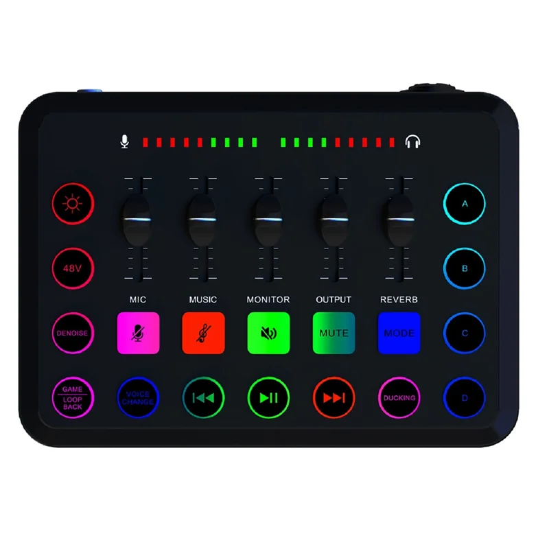 

B63B-F11 Sound Cards Audio Mixer Field Cards Computers PC Mixers Professional Studio Recording Kits Podcasting Accessories