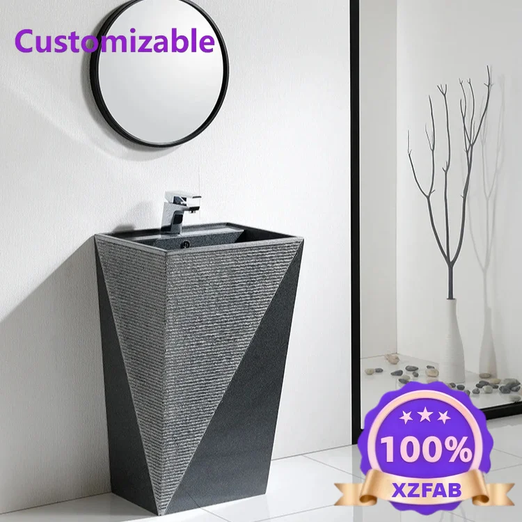 

Factory Direct 2026 Top pietra naturale bagno dal pavimento al soffitto lavabo artistico balcone lavabo piscina