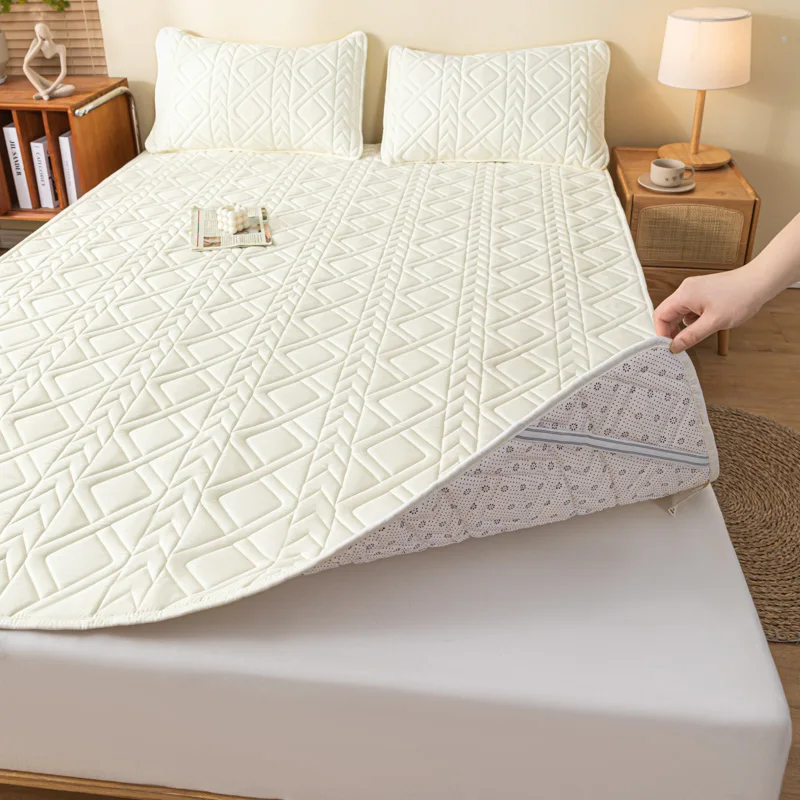 Mattress Non-Slip Anti Mite and Anti-Bacteria Pad Inflatable Mattress Sleeping Mat on The Floor Viscoelastic Mattresses Tatami