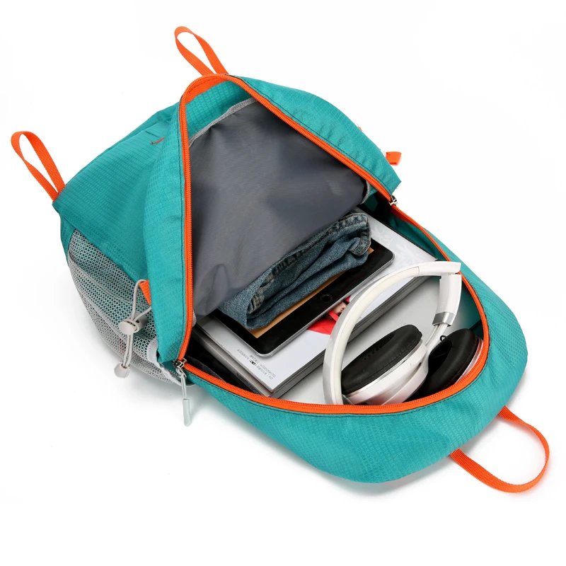 Zaino pieghevole portatile da 18 litri borsa da alpinismo pieghevole ultraleggera arrampicata all\'aperto ciclismo zaino da viaggio escursionismo