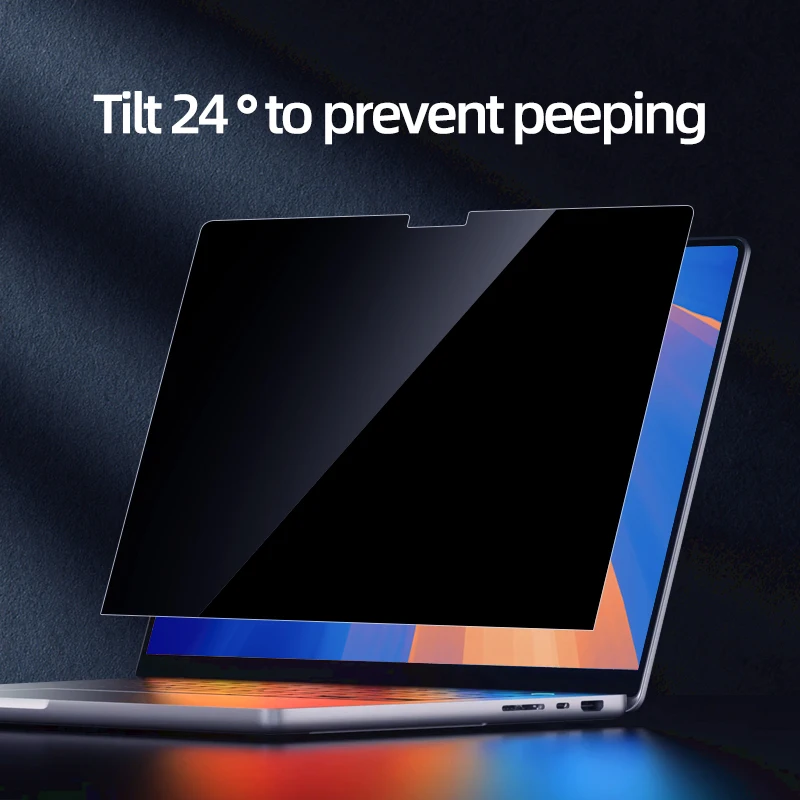 1pc Magnetic Privacy Filter Anti-peeping Screen Protector For Macbook Air 13.6 15 M1-M5 Pro 14 16 Magnet Film For Mac
