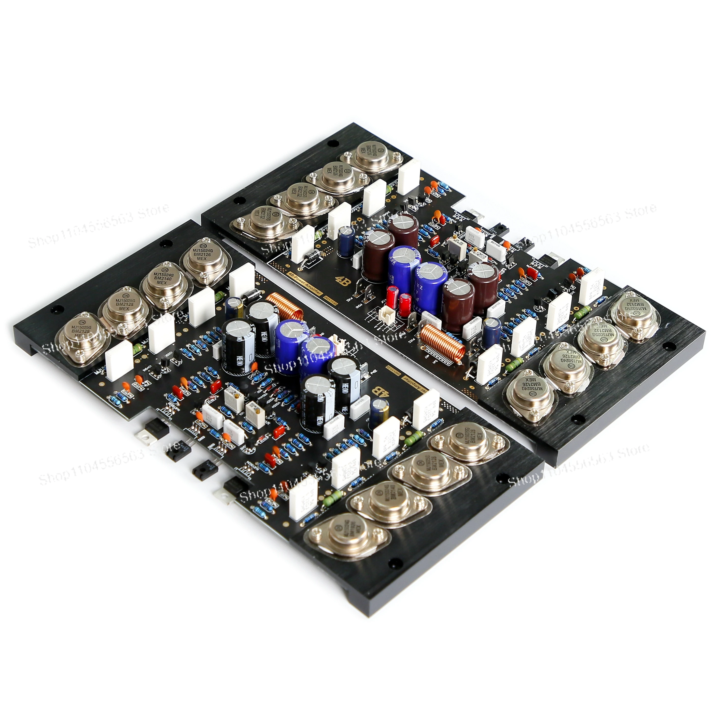 90W*2 4B Gold Sealed Tube Pure Power Amplifier Board ,original Semiconductor MJ15024G/MJ15025G