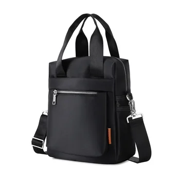 Bolsa de ombro masculina de alta capacidade, bolsa de nylon oxford para viagem de negócios, bolsa crossbody para arquivo a4, bolsa de trabalho para viagem de negócios