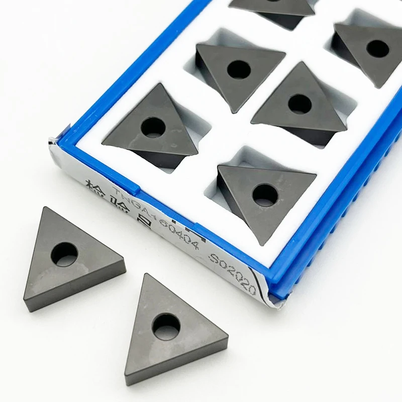 

Вставка TNGA CBN TNGA160404 TNGA160408 TNGA160412 Цельное лезвие из сверхтвердого нитрида бора с ЧПУ Внешние токарные инструменты
