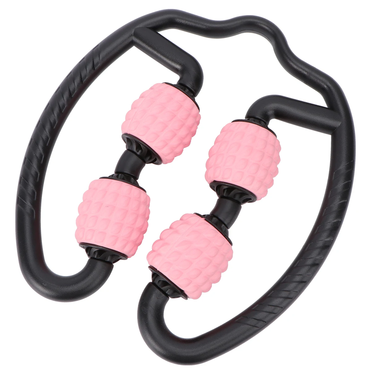 

1Pcs Muscle Relaxer Roller Massager Fitness Roller for Arm Leg Exercise Blood Circulation Muscle Pain Relief Pink