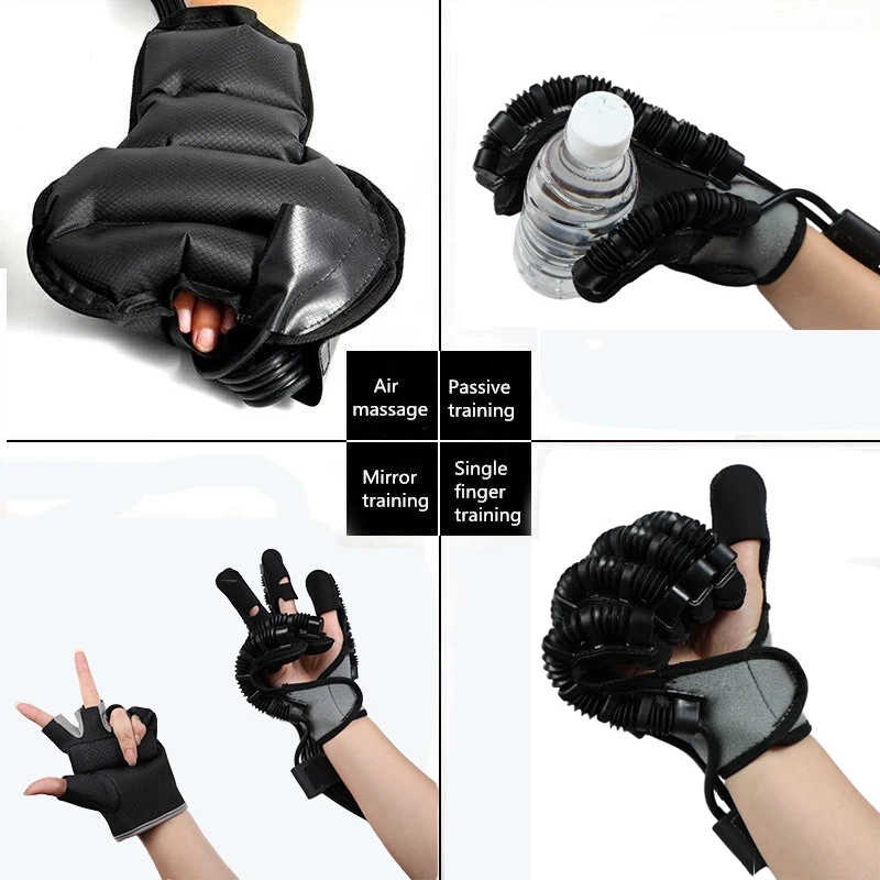 2025 New Design Electric Hand Function Rehabilitation Robot Gloves Finger Exercise Machine For Fitness And Recovery