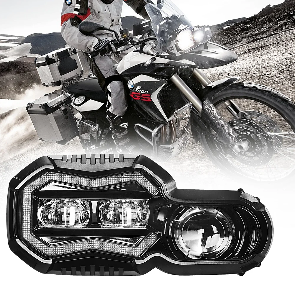 E Mark F800gs Led Headlight Assembly for Bmw F800gs F800r F 650 700 800 Gs F 800gs Adv