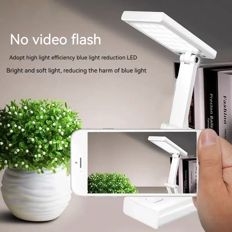 Led لمبة مكتب طوي مصباح طاولة صغير USB قابلة للشحن Led مصباح المحمولة حماية العين القراءة الخفيفة للدراسة والمكتب