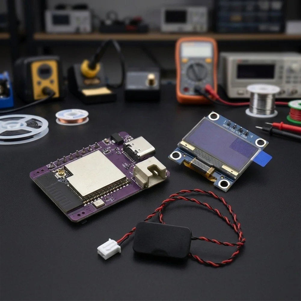 Dual-Core LX7 Microcontroller Board Supporting For AI Workloads Voice Processing and Multimedia Output via Audio Interfaces