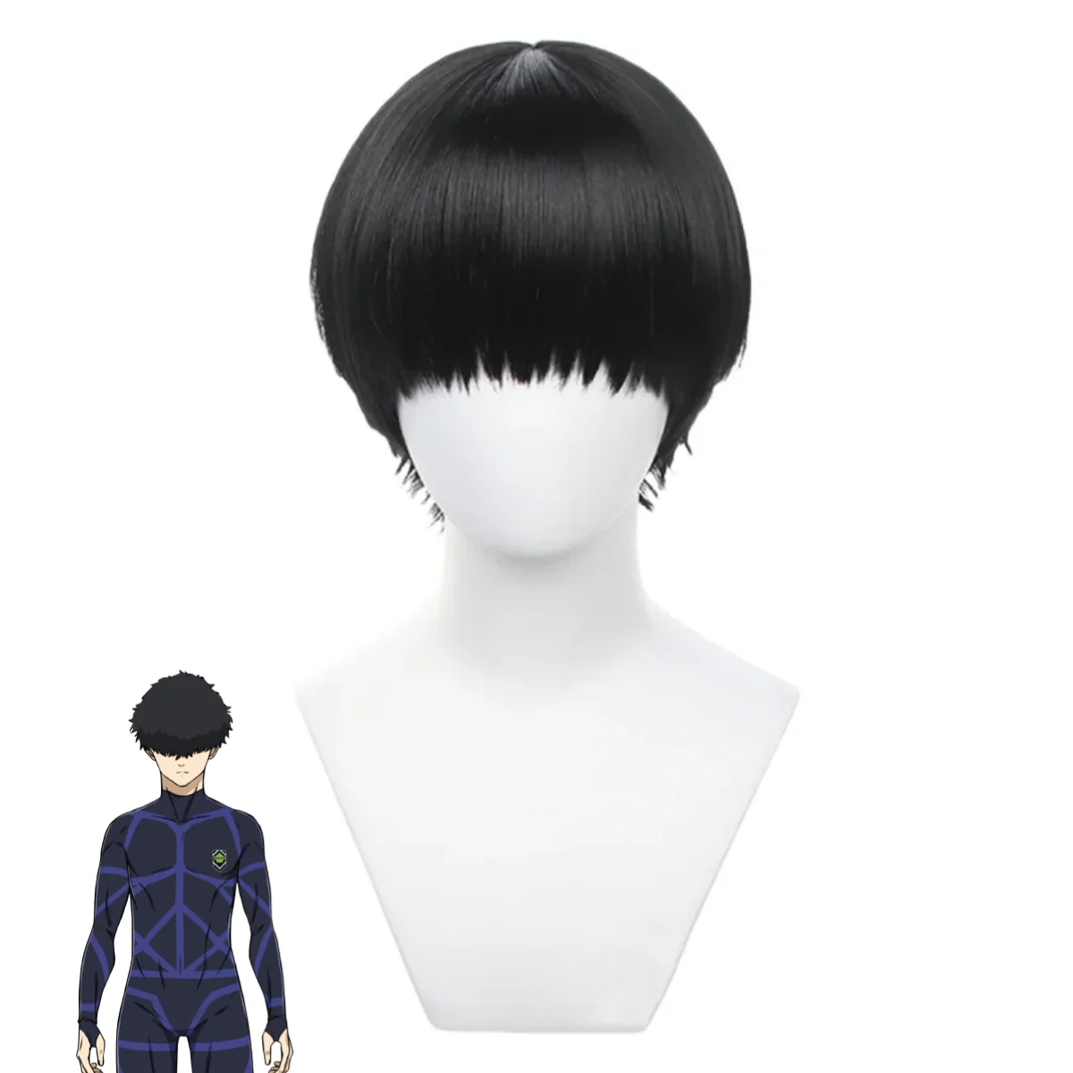 

Anime Blue Lock Niko Wigs Niko Ikki Football Cosplay Wigs Niko Halloween Party Performance Props