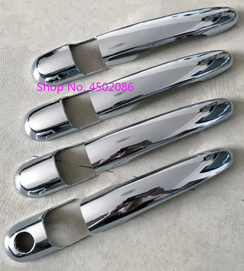 ACCESSORIES FIT FOR 2005 2006 2007 2008 2009 HYUNDAI TUCSON CHROME DOOR HANDLE CATCH COVER TRIM MOLDING CAP