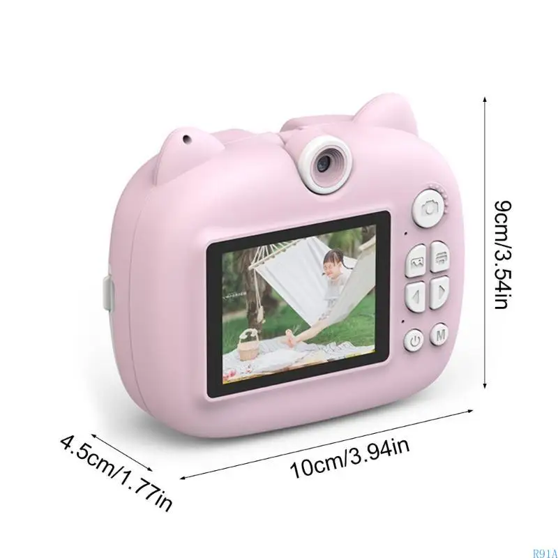 R91A Instants Druckkamera für Kinder mit 48MP -Video für Kinder 3 12 Jahre um einen besonderen Moment festzuhalten