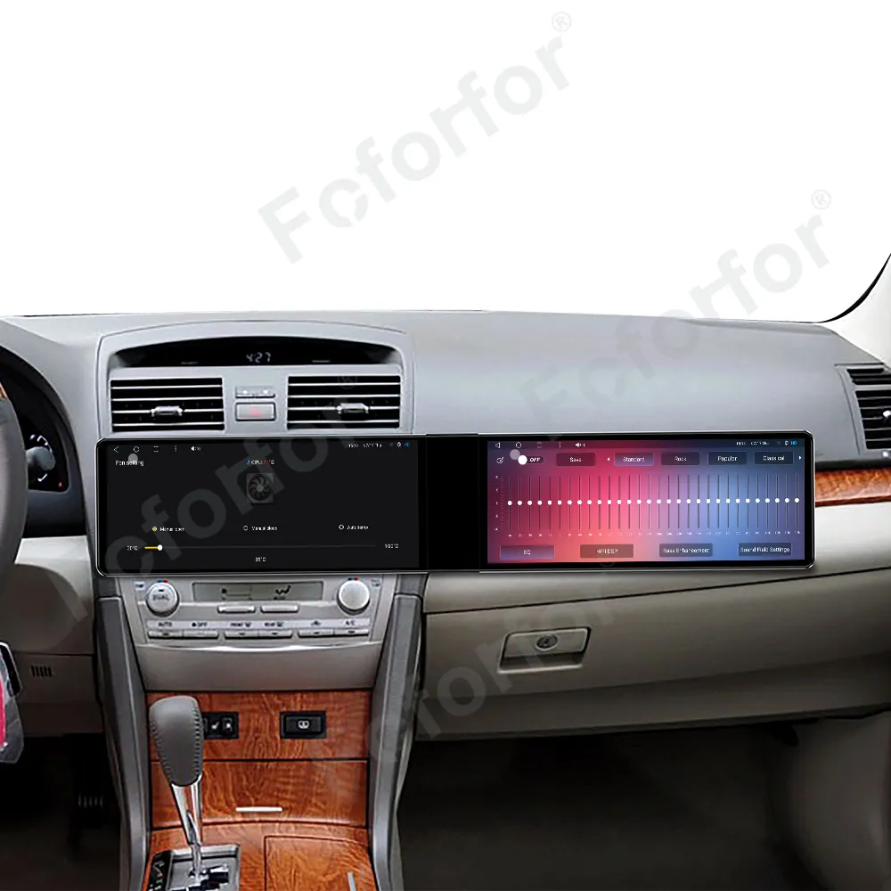 

12,3-дюймовый автомобильный радиоприемник с двойным экраном для Toyota Corolla 2007-2011, Android 13, мультимедийный плеер, беспроводной Carplay, GPS-навигатор, хост DSP