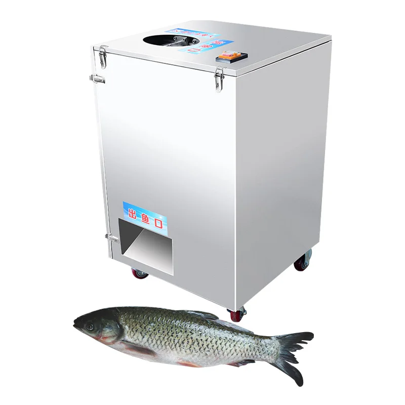 安い商業ステンレス鋼中型 380 ボルトポータブル自動魚洗浄機海上輸送