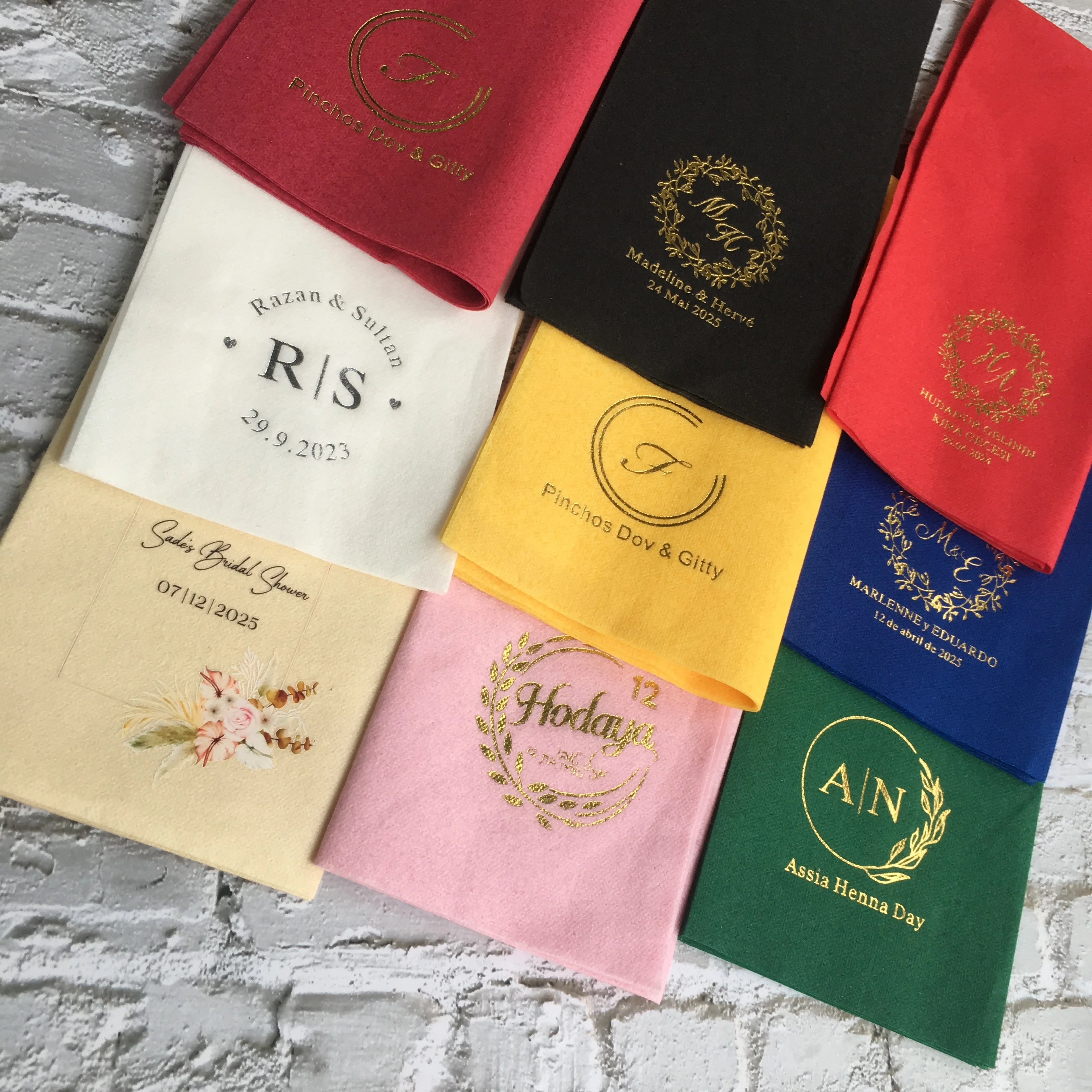 Serviettes de cocktail de mari - Wedding Package Gold avis et prix