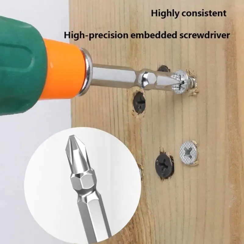 Mini Screwdriver Screw Repair Set of 2 with Reversible Plus Shape and Straight Slot Ends Magnetized Screw Hold,Short Grip Format