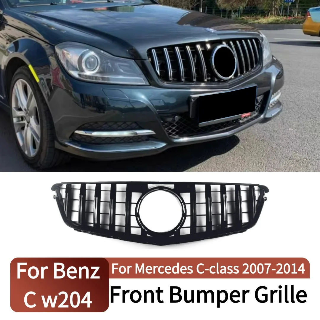 

Front Mask Grid Grille Inlet Bumper Grill For Mercedes Benz C class W204 C204 2007-2014 GT Style Tuning Accessories Body Kit