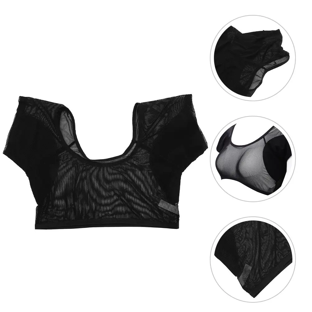 

Underarm Sweat Vest Breathable Mesh Sweat Proof Shirt Vest for Women Girls Ladies Lightweight Comfortable Summer Sports Yoga