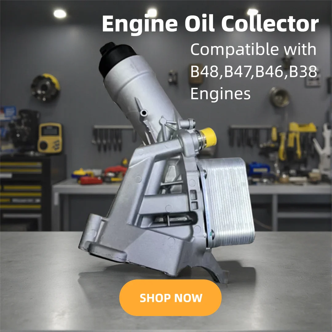 

Фильтр-маслоохладитель двигателя в сборе, алюминиевый, 11428596283, новые аксессуары, совместимые с BMW B48 B47 2.0 2010-2023