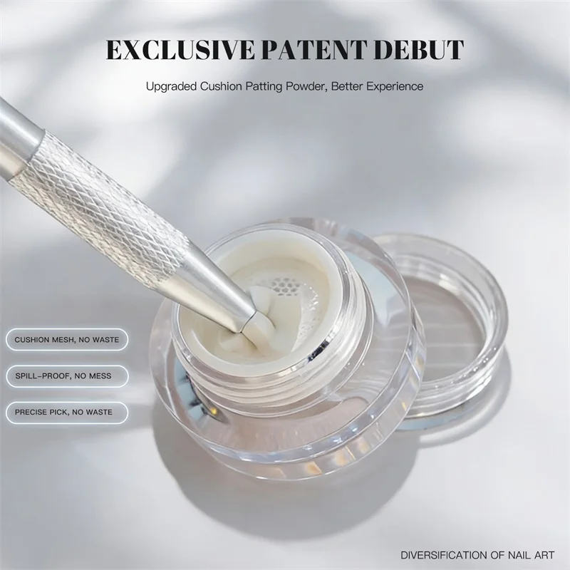 HNDO New Jar Aurora Chrome Powder Nail Rubbing Glitter Metallic Mirror Effect for Nail Art Manicure Design Pigment Dust WT