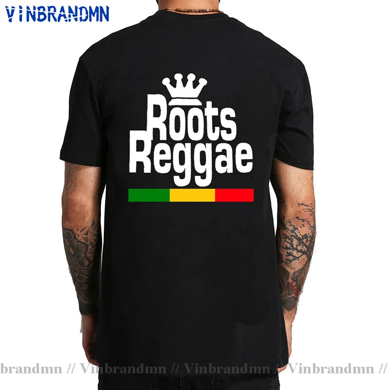 Harajuku T Shirt Summer Brand Tshirt Roots Reggae T-Shirt Jah Rasta Rock Irie Freedom Ska Rocksteady Dancehall Weed Tee Shirt