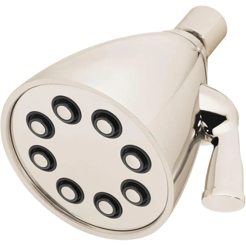 

Solid Brass High Pressure Adjustable Shower – Polished Nickel, Multi-Spray Anystream, Signature Series