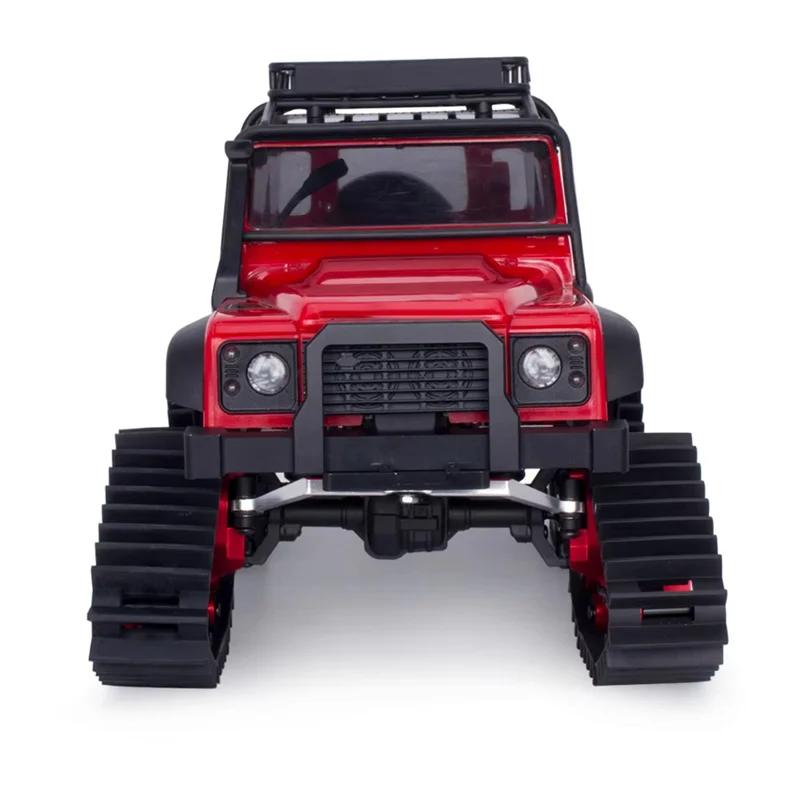 

ABVO-4Pcs Snow Tires Sets Carload Tracks Wheel Sandmobile Conversion For 1/18 RC Crawler Car TRX-4M Accessory Parts