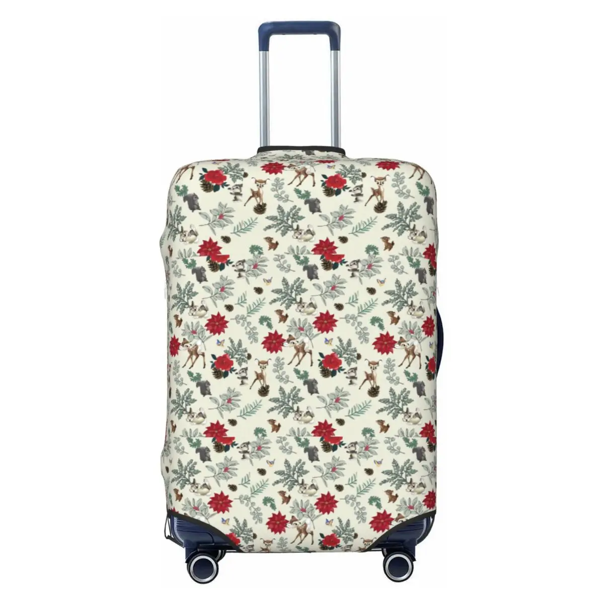 

Чехол для чемодана с мультяшным персонажем Бэмби, пылезащитный, подходит для чемоданов 18-32 дюймов