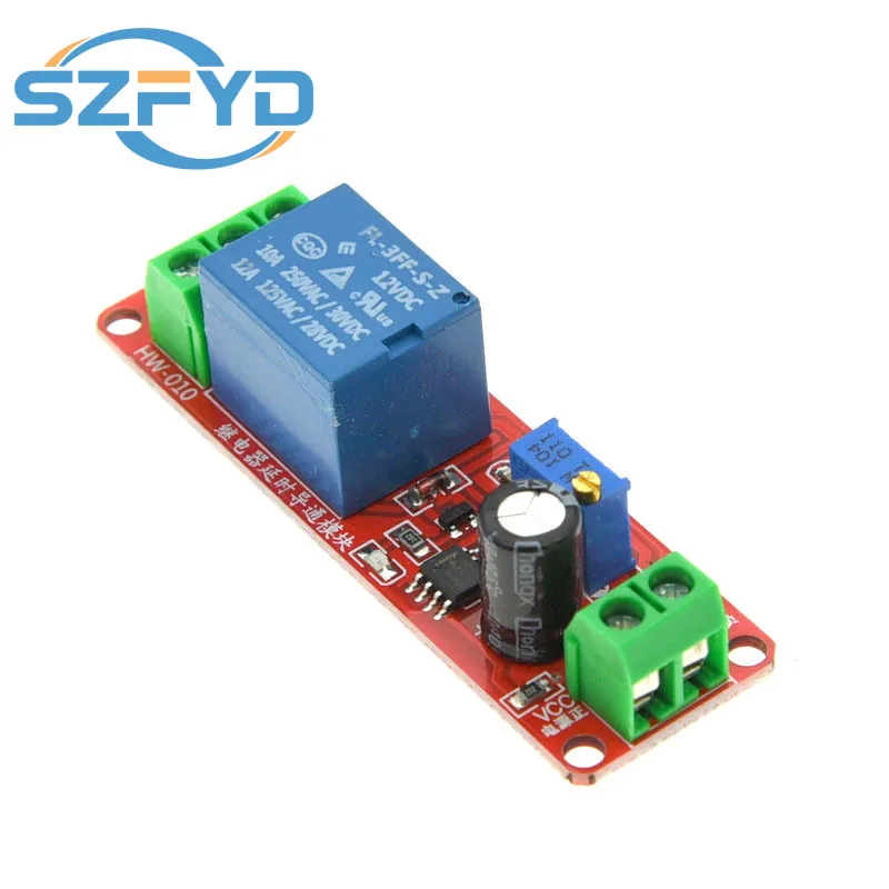 درع مرحل تأخير الوقت DC 5V-12V - مفتاح التحكم في الموقت NE555، توليد النبض ودورة العمل للسيارة والمشروعات اليدوية