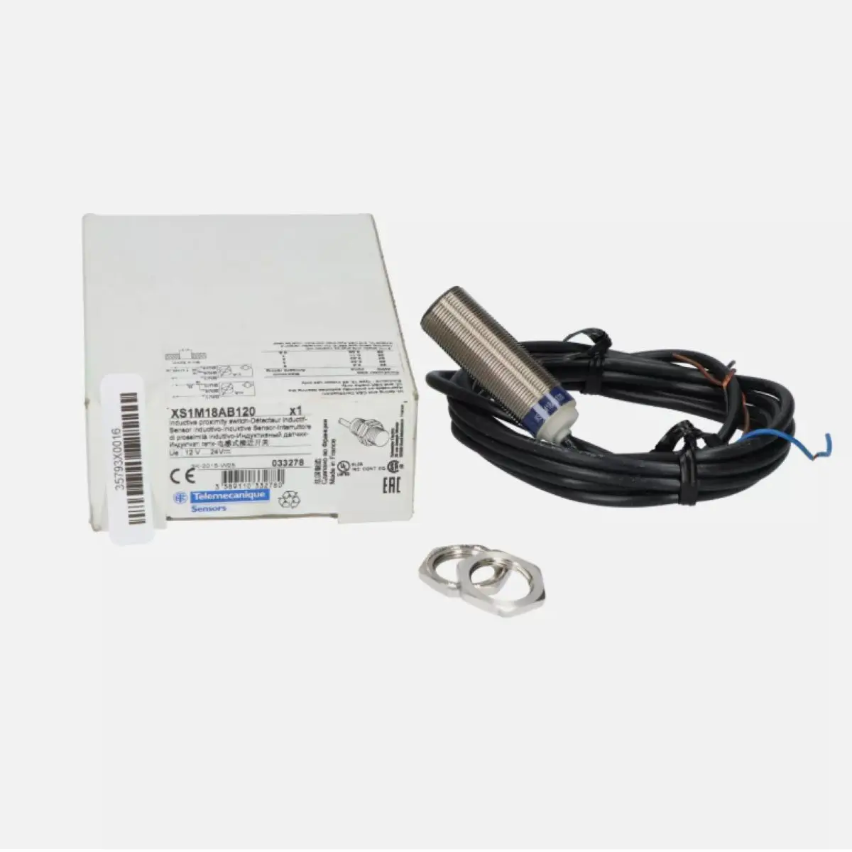 

XS1M18AB120 Inductive Proximity Switch