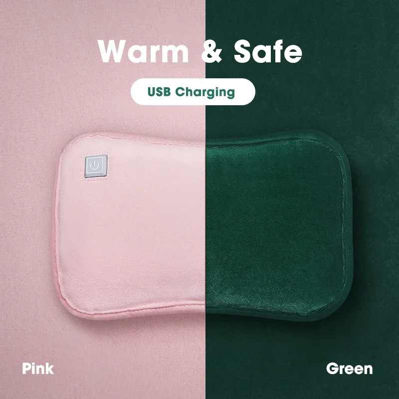 Portable Intelligent Hands Warmer USB Infrared Hand Warmer  Electric Hot Pillow Smart Heated Warm Bag Pain Relief for Winter