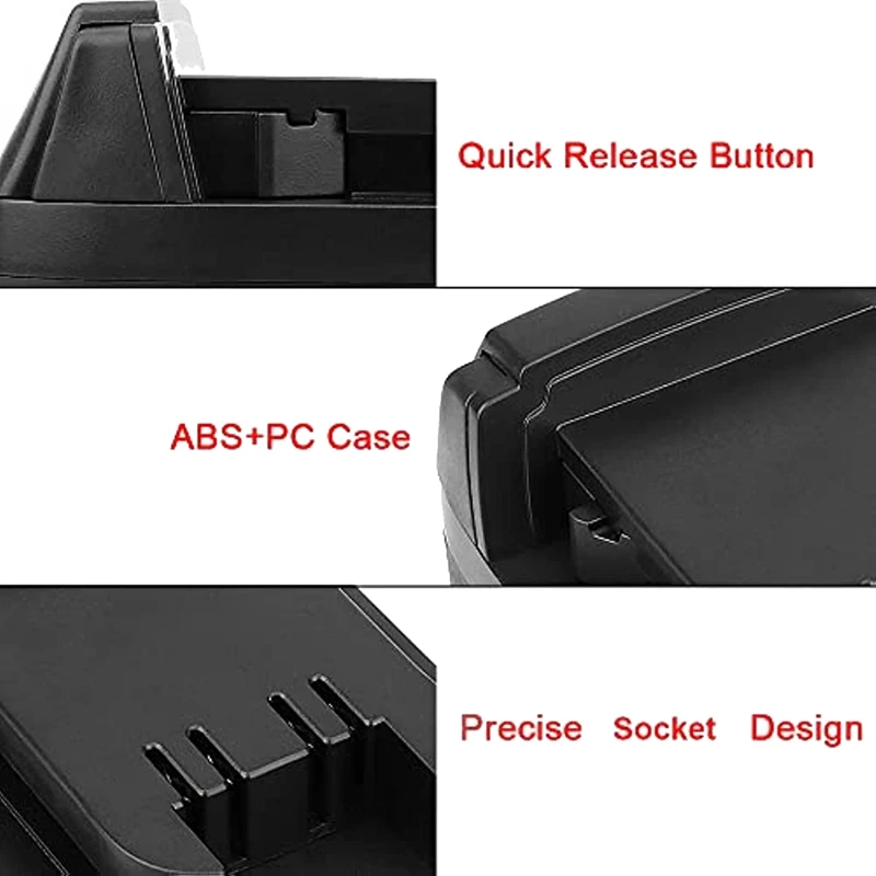 Battery Adapter Power Source Connector Charge Conversion Dock 18V MT18ML To For Milwakee Lectrical Tools