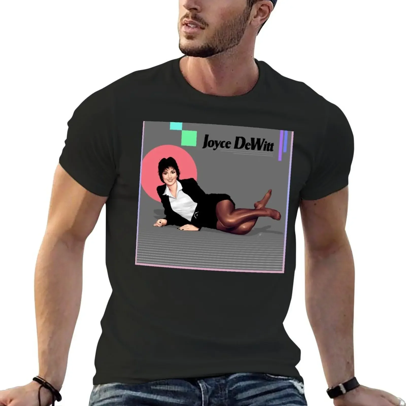 Joyce DeWitt T-Shirt oversizeds vintage t shirts oversized graphic tee summer shirt T-shirts for men cotton