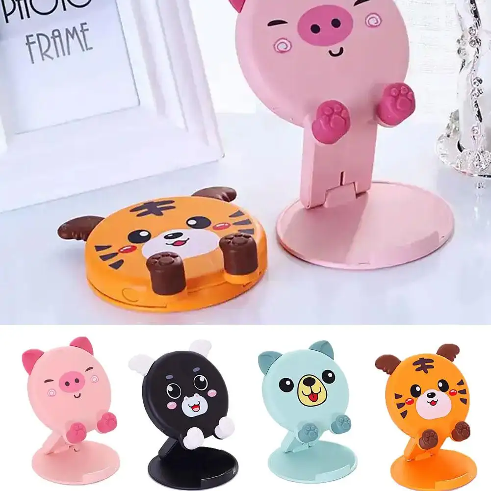 Universal Desktop Mobile Phone Holder Stand For Adjustable Animal Tablet Foldable Table Cell Phone Bracket Stan I2v6