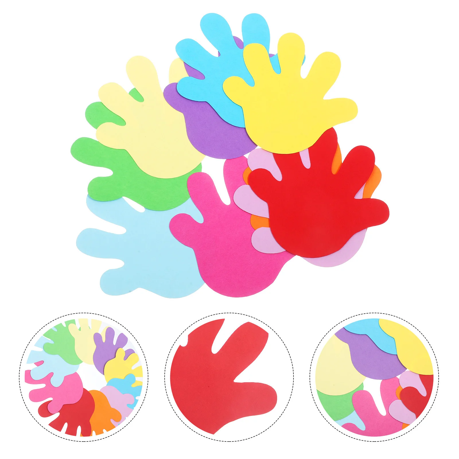 

50Pcs Cartoon Shaped Paper Cutouts DIY Decorative Wall Art for Classroom Nursery Home Decoration Paper Cutouts