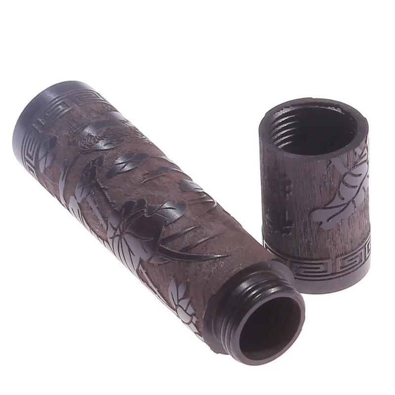 Various Styles Sandalwood Carving Toothpick Holder Chinese High-end Nostalgic Portable Convenient Carrying Toothpick Holders